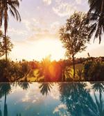 Swimming Pool Sunset