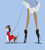 Woman and Dog Fashion