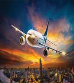 Night Scene with Plane