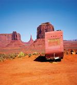 Van in Desert