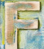 Worn Uppercase F Type artwork