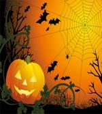 Pumpkin Leaves Bats
