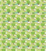 Cartoon Sheep in Forest