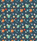 Cartoon Planets in Space