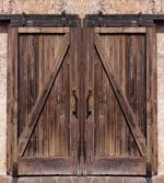 Wooden Barn Door Image