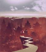 Buried City Dark Print