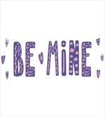 Typographic Text and Hearts