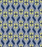 Abstract Florals and Zig Zag artwork