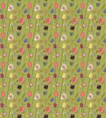 Messy Flowers on Green artwork