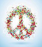 Peace Sign with Hearts