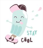 Funny Skateboard Popsicle
