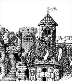 Medieval Fortress Sketch