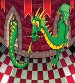 Castle with Dragon