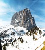 Mediterranean Snowy Peak