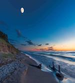 Moon in Sky Lake