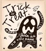 Halloween Trick Treat Grunge