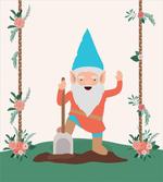 Funny Character in the Garden