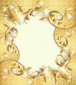 Golden Floral Ornament
