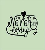 Never Stop Hoping Words