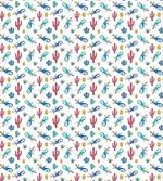 Lizards Cactuses Pattern