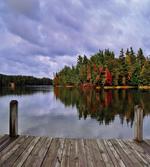 Wooden Dock Fall Splendor