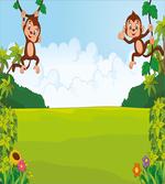 Monkeys on Vines