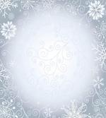 Christmas Frame Swirls