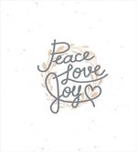 Lettering Love Joy Words