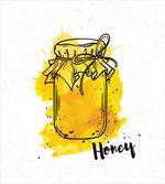 Honey Jar Art artwork