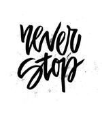 Never Stop Lettering artwork