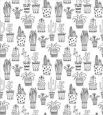 Doodle Flora in Pots
