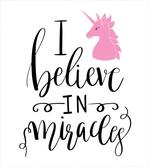 I Beleive in Miracles Text artwork