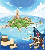Pirate Island Skull artwork