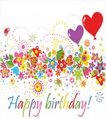 Colorful Meadow Flourish