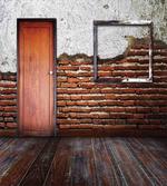 Frame on Old Brick Wall