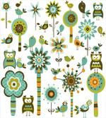 Birds Flowers Trees