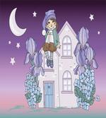 Nursery Dwarf Sits on House