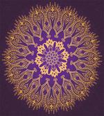 Round Folkloric Pattern