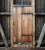 Rustic Rural Wood Door