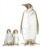 King and Baby Penguin