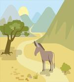 Wildlife Habitat Flat Design