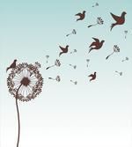 Dandelion Doves Bloom