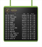 Flight List Departure Board