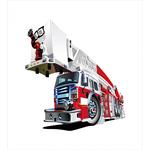 911 Emergency Firetruck artwork