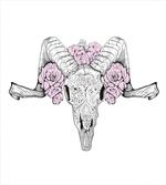 Roses with Bones Bohemian