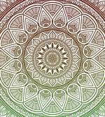 Ethnic Leafy Round Ornate