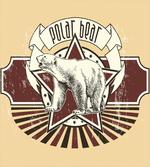 Vintage Retro Polar Bear