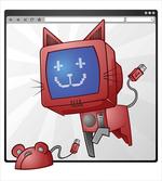 Funny Computer Cat Mouse