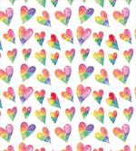 Rhythmic Ombre Rainbow Art