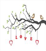 Birds Sitting on a Branch